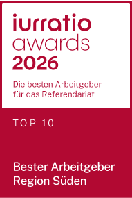 Bester Arbeitgeber Referendariat Top 10 S&uuml;den